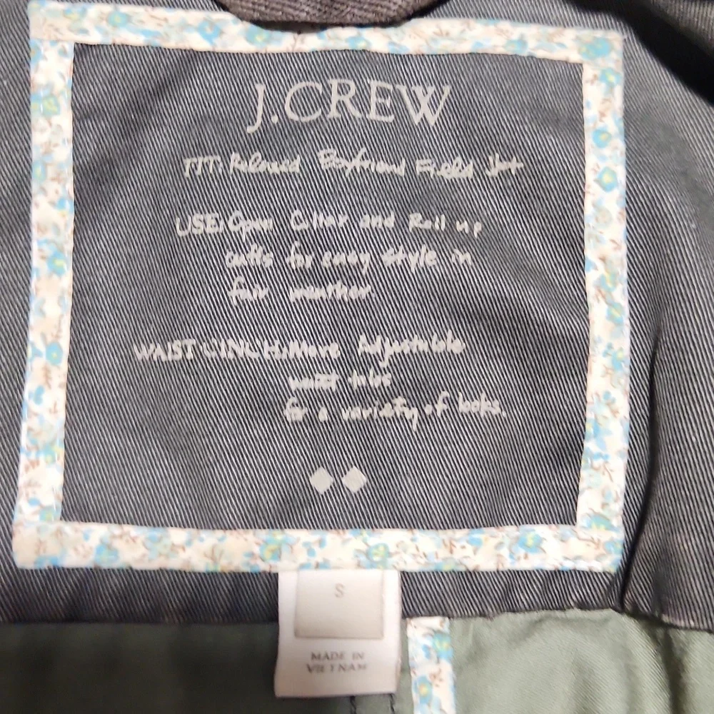 J.CREW Women's Black Military Style Jacket Size S.